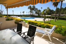 Apartamento en Miami Playa - FLAM114 Planta baja 1ª linea, piscina, Wifi gratis